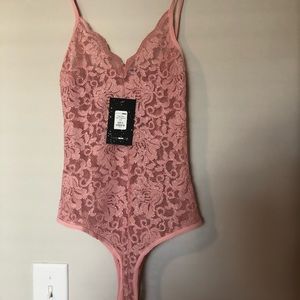 Fashion nova blush bodysuit